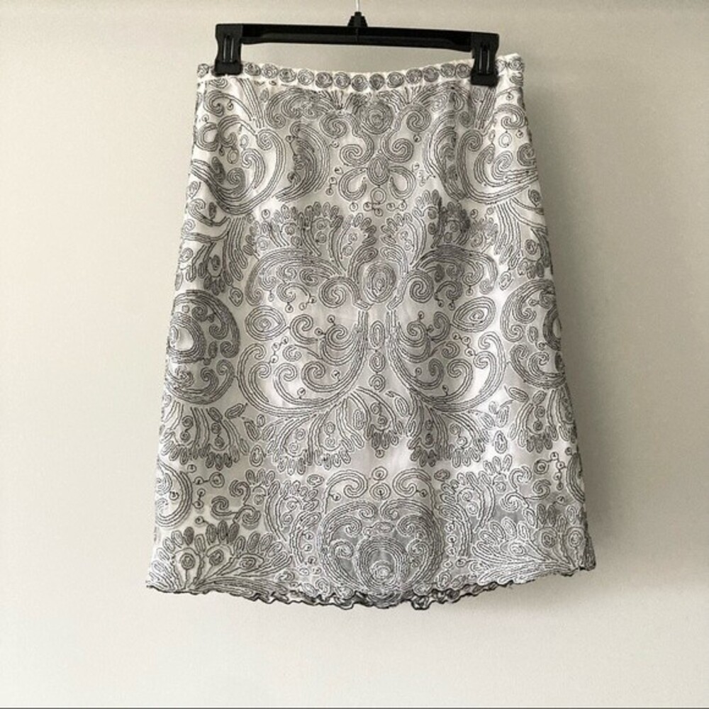 Yoana Baraschi‎ Black and White Sequin Skirt